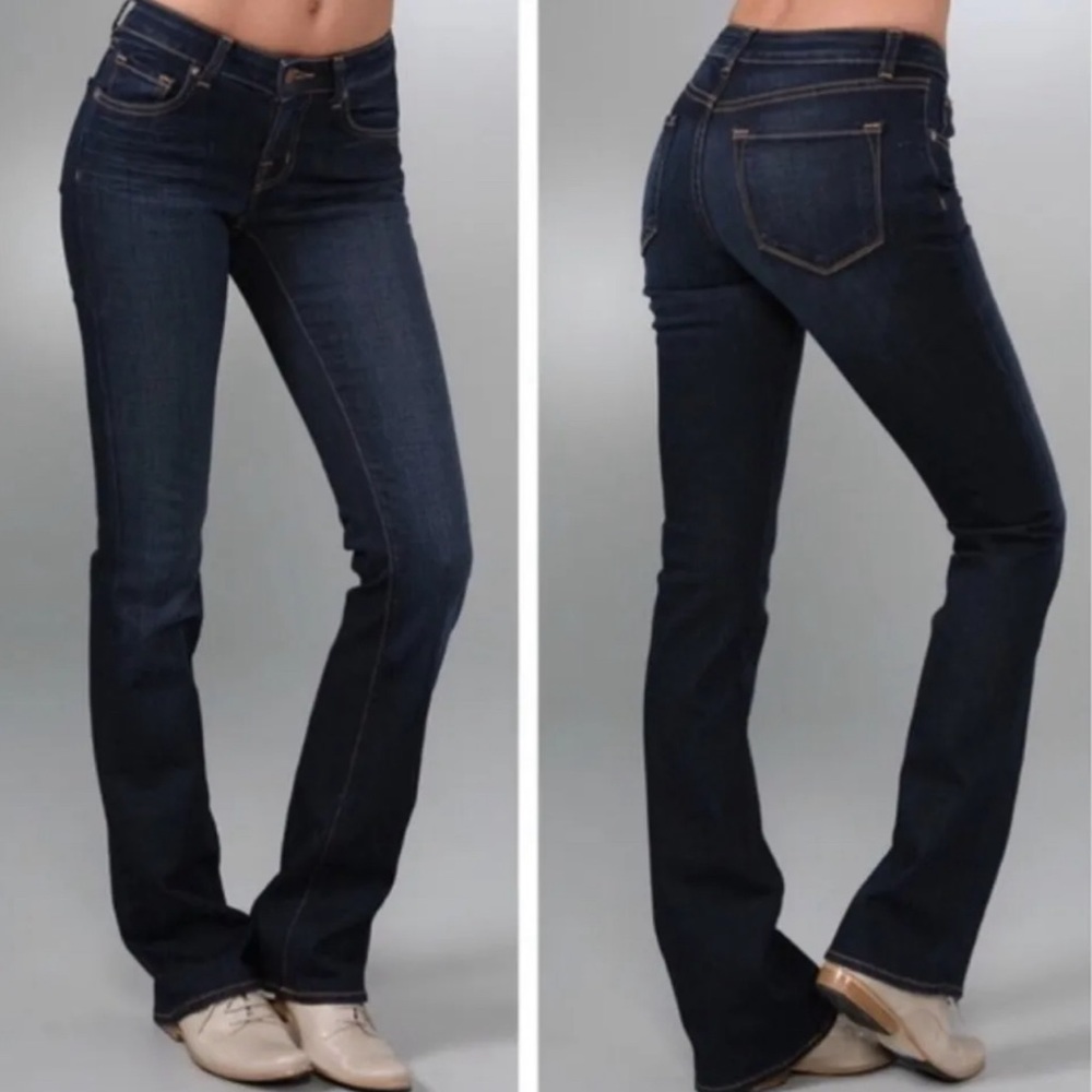 J BRAND Women’s Curvy Fit Boot Leg Color Ink Size 29‎